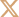 X